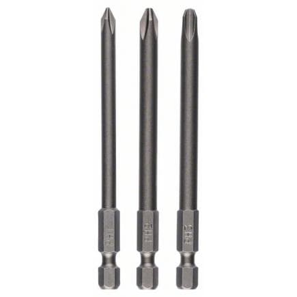 BOSCH 2609255966 - Set de 3 embouts de vissage longs pour vis Philipps