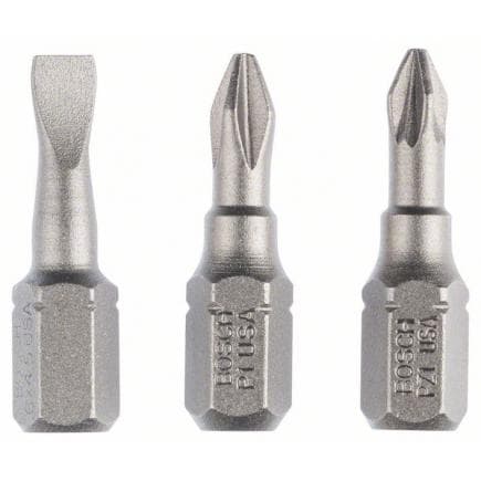 BOSCH 2607001765 - Coffret d’embouts de vissage "Extra Hard" (mixte) (3 pcs.)