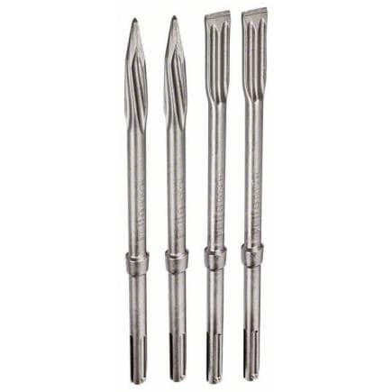 BOSCH 2607017368 - Burins SDS max, set de 4 pièces 400x25mm
