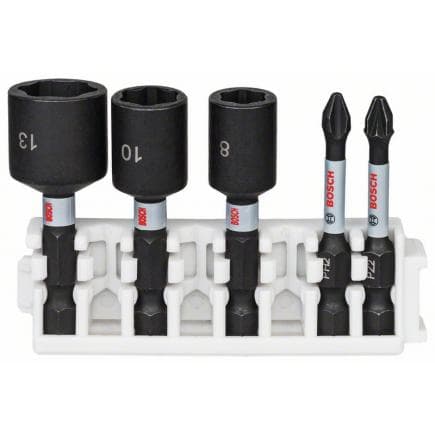 BOSCH 2608522350 - Pack de 5 douilles et embouts de vissage Impact Control