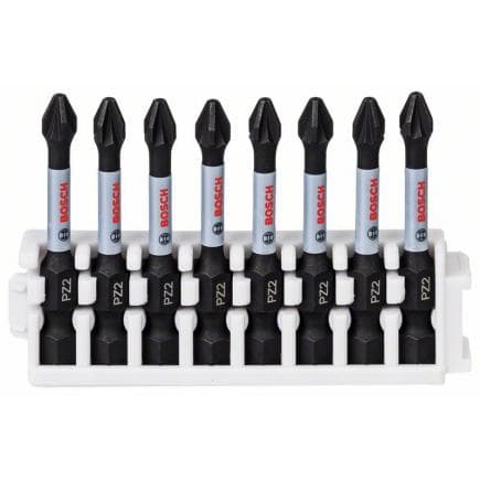 BOSCH 2608522331 - Pack d'embouts Impact Control Power PZ2 (8 pcs.)