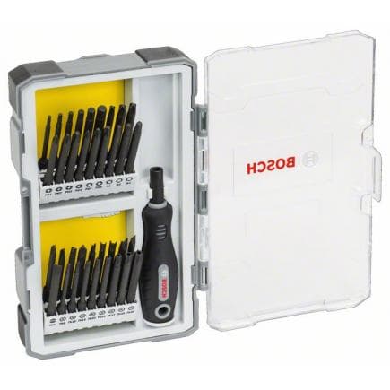 BOSCH 2607017320 - Coffret de vissage avec poignée de 37 pièces