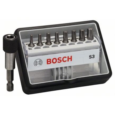 BOSCH 2607002562 - Coffret de 9 embouts de vissage "Robust Line" S T, version Extra Hard