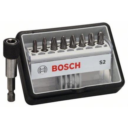 BOSCH 2607002561 - Coffret de 9 embouts de vissage "Robust Line" S PZ, version Extra Hard