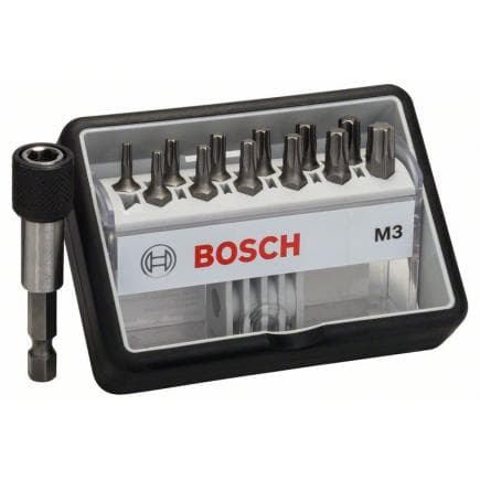 BOSCH 2607002565 - Coffret de 13 embouts de vissage "Robust Line" M T, version Extra Hard