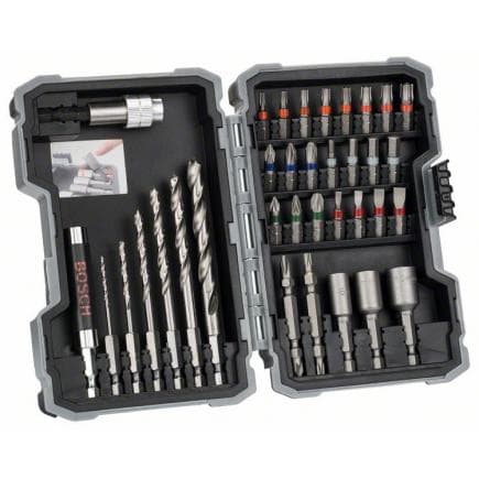 BOSCH 2607017327 - Assortiment de 35 forets HSS et embouts de vissage Extra Hard