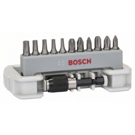 BOSCH 2608522129 - Assortiment de 11 embouts de vissage avec porte-embouts PH/PZ/T