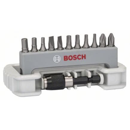 BOSCH 2608522131 - Assortiment de 11 embouts de vissage avec porte-embouts PH/PZ/T/S/HEX