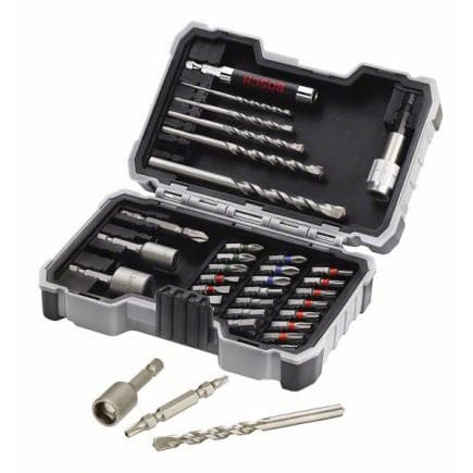 BOSCH 2607017326 - Assortiment de 35 forets CYL-3 et embouts de vissage "Extra Hard"