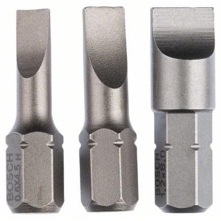BOSCH 2607001750 - Coffret d’embouts de vissage 3 pièces, "Extra Hard" S