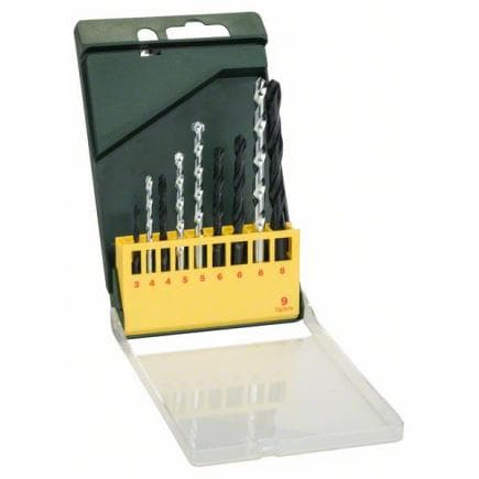 BOSCH 2607019443 - Cassette de 9 forets à métaux et à matériaux