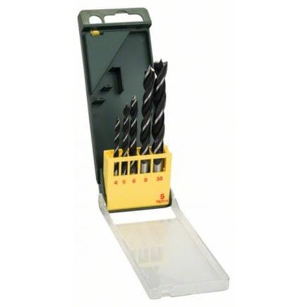 BOSCH 2607019440 - Mèches à bois hélocoïdales, set de 5 pièces
