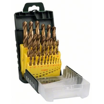 BOSCH 2607017154 - Forets à métaux HSS-TiN, set de 25 pièces
