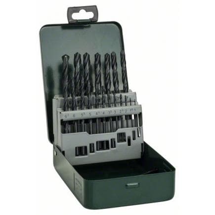 BOSCH 2607019435 - Forets à métaux HSS-R, set de 19 pièces