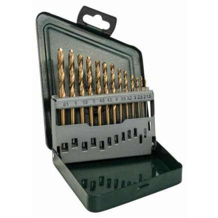 BOSCH 2607019436 - Forets à métaux HSS-TiN, set de 13 pièces