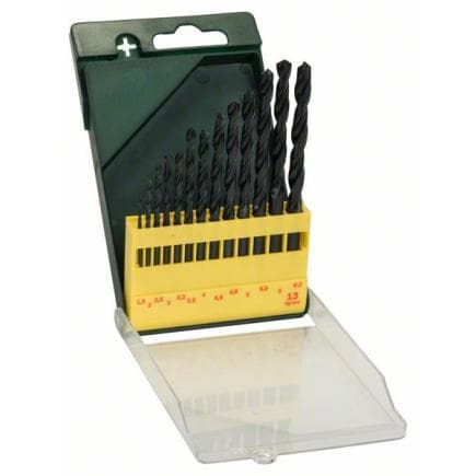 BOSCH 2607019441 - Forets à métaux HSS-R, set de 13 pièces