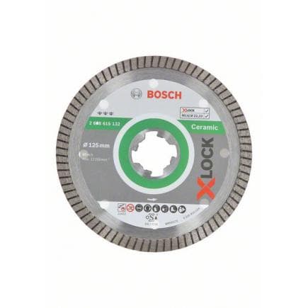 BOSCH 2608615131 - Disques à tronçonner diamantés X-LOCK "Best for Ceramic Extra Clean Turbo"