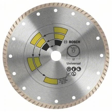 BOSCH 2609256408 - Disque à tronçonner diamanté "Universal Turbo"
