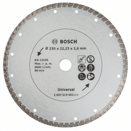 BOSCH 2607019482 - Disque à tronçonner diamanté "Turbo"