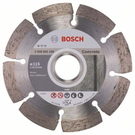 BOSCH 2608602196 - Disque à tronçonner diamanté "Standard for Concrete"