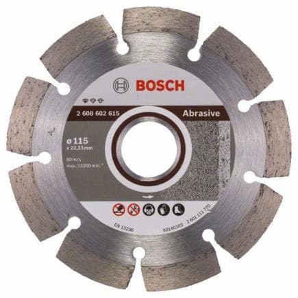 BOSCH 2608602615 - Disque à tronçonner diamanté "Standard for Abrasive"