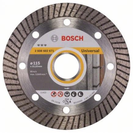 BOSCH 2608602671 - Disque à tronçonner diamanté "Best for Universal Turbo"