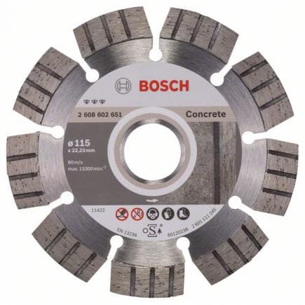 BOSCH 2608602651 - Disque à tronçonner diamanté "Best for Concrete"