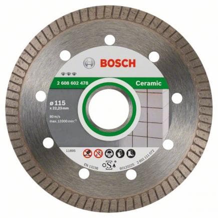 BOSCH 2608602478 - Disque à tronçonner diamanté "Best for Ceramic Extra-Clean Turbo"