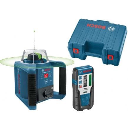 BOSCH 0601061701 - Laser rotatif GRL 300 HVG Professional dans un coffret de transport avec 1 batteries NiMH et pack d’accessoires
