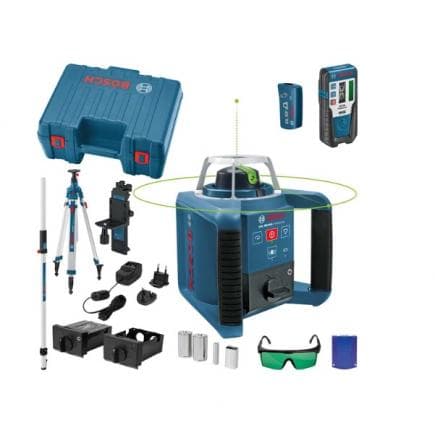 BOSCH 061599404B - Laser rotatif GRL 300 HVG Professional dans un coffret de transport avec 1 batteries NiMH et pack d’accessoires