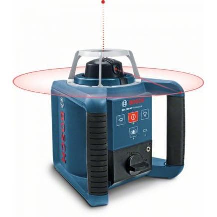 BOSCH 0601061500 - Laser rotatif GRL 300 HV Professional dans un coffret de transport avec 1 batteries NiMH et pack d’accessoires