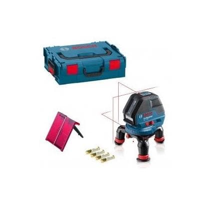 BOSCH 0601063801 - Laser lignes GLL 3-50 Professional avec 4 piles (AA) et cible laser