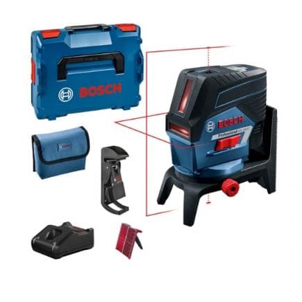 BOSCH 0601066G03 - Laser points et lignes GCL 2-50 C Professional dans L-BOXX 136 avec 1 batterie GBA 12V 2.0Ah et serre-joint