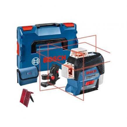 BOSCH 0601063R03 - Laser lignes GLL 3-80 C Professional dans L-BOXX 136 avec support