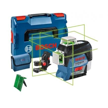 BOSCH 0601063T03 - Laser lignes GLL 3-80 CG Professional dans L-BOXX 136 avec support