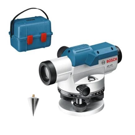 BOSCH 0601068500 - Niveau optique GOL 32 D Professional dans un coffret de transport, avec pack d’accessoires