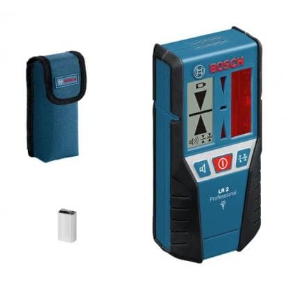 BOSCH 0601069100 - Cellule de réception haute performance LR 2 Professional avec 1 pile de 9 V