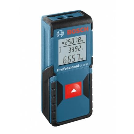 BOSCH 0601072500 - Télémètre laser GLM 30 Professional avec 2 piles (AAA) et assortiment d’accessoires