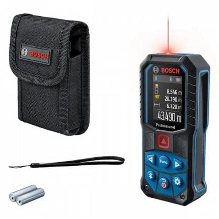 BOSCH 0601072T00 - Télémètre laser GLM 50-27 C Professional avec 2 piles (AA) et housse de protection