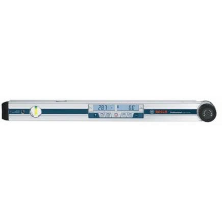 BOSCH 0601076400 - Goniomètre numérique GAM 270 MFL Professional avec 4 batteries (AA) et ensembles d'accessoires