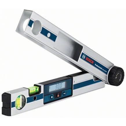 BOSCH 0601076600 - Goniomètre numérique GAM 220 MF Professional avec 4 batteries (AA) et ensembles d'accessoires