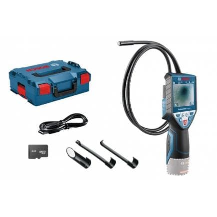 BOSCH 0601241208 - Caméra d'inspection de batterie GIC 120 C Professional dans le boîtier L-Boxx 136 avec câble de la caméra