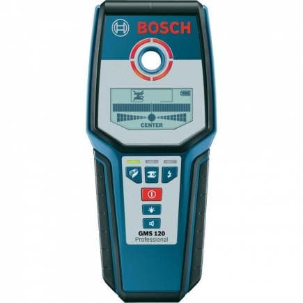 BOSCH 0601081000 - Détecteur GMS 120 Professional avec une batterie et une sangle de poignet 1 9 V