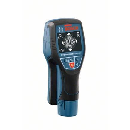 BOSCH 0601081300 - Detecteur Wallscanner D-tect 120 Professional avec 4 batteries (AA) et adaptateur