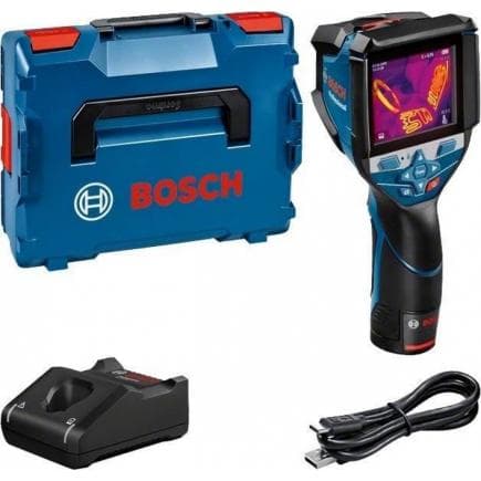 BOSCH 0601083500 - Thermo Detector GTC 600 C Professional dans la L-Boxx 136 avec 1 batterie GBA 12V 2.0h et chargeur rapide