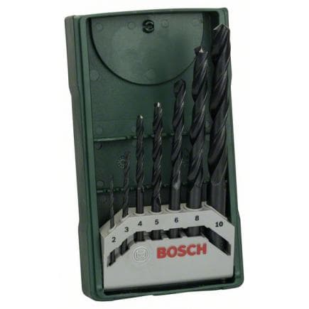 BOSCH 2607019673 - Set de 7 forets à métaux "Mini-X-Line"