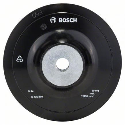 BOSCH 2609256257 - Plateaux de ponçage pour meuleuses angulaires avec à serrer, 125 mm
