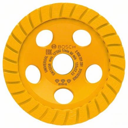 BOSCH 2608201231 - Meule assiette diamantée "Best for Universal Turbo"