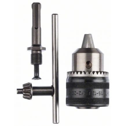 BOSCH 2607000982 - Mandrin à clé avec adaptateur SDS plus