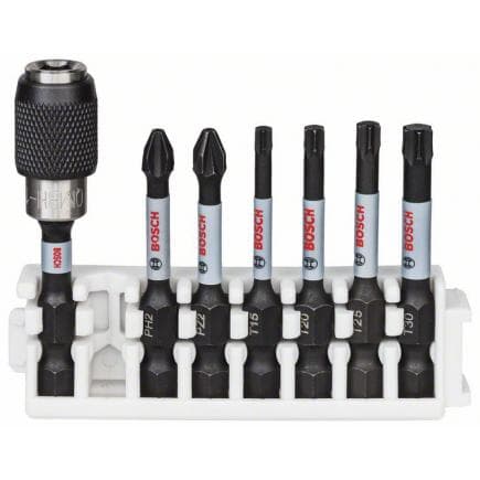 BOSCH 2608522327 - Pack d'embouts de vissage Screwdriver Bit Impact Control (7 pcs.)